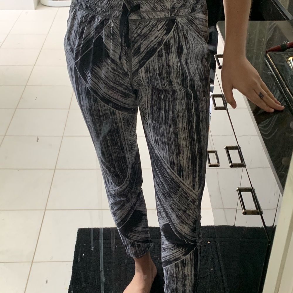 Lululemon Black & White Joggers